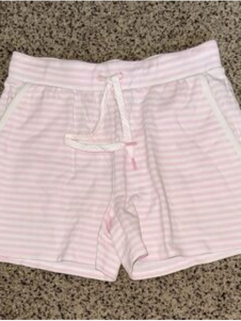 Crown & ivy pink and white women's shorts